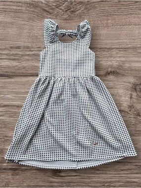 Girls Tahari Girl Navy and White Dress Size 8